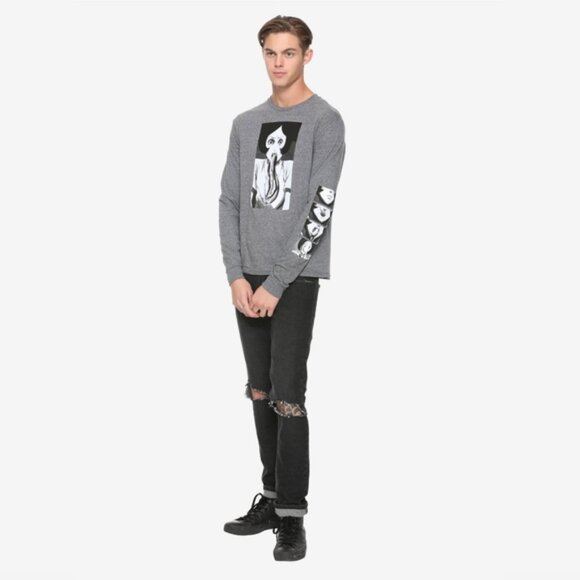 Junji Ito Collection Slug Girl Manga Anime Japanese Long-Sleeve Men's T-Shirt L - Picture 2 of 12